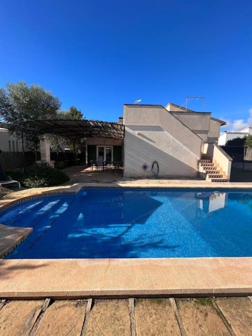 Chalet Con Piscina Sa Rapita Villa Esterno foto