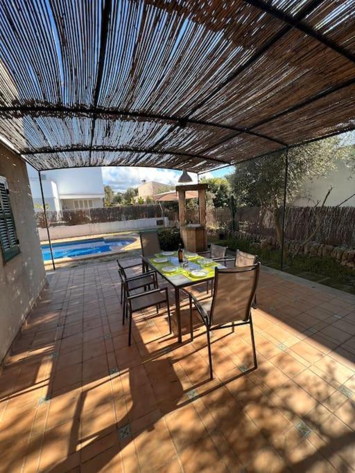 Chalet Con Piscina Sa Rapita Villa Esterno foto