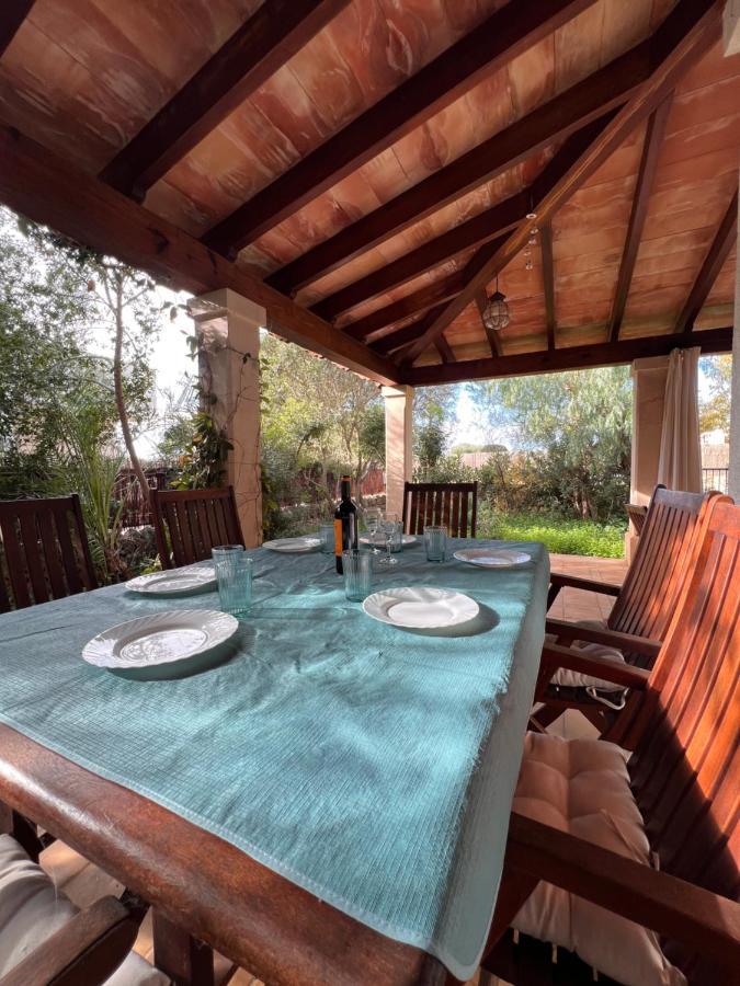 Chalet Con Piscina Sa Rapita Villa Esterno foto